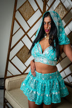 Load image into Gallery viewer, Icy Fairy princess micro mini skirt set