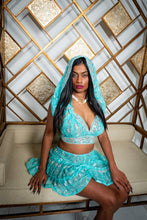 Load image into Gallery viewer, Icy Fairy princess micro mini skirt set