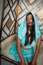 Load image into Gallery viewer, Icy Fairy princess micro mini skirt set