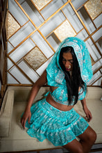 Load image into Gallery viewer, Icy Fairy princess micro mini skirt set