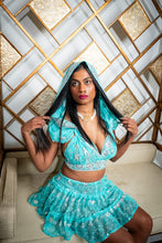 Load image into Gallery viewer, Icy Fairy princess micro mini skirt set