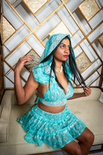 Load image into Gallery viewer, Icy Fairy princess micro mini skirt set