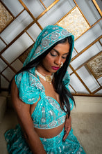 Load image into Gallery viewer, Icy Fairy princess micro mini skirt set