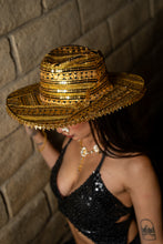 Load image into Gallery viewer, Midnight Gold Magic Cowboy Hat
