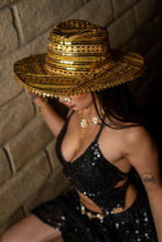 Load image into Gallery viewer, Midnight Gold Magic Cowboy Hat