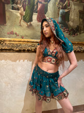 Load image into Gallery viewer, Royal Lotus Mini Skirt Set