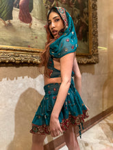 Load image into Gallery viewer, Royal Lotus Mini Skirt Set