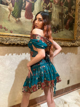 Load image into Gallery viewer, Royal Lotus Mini Skirt Set