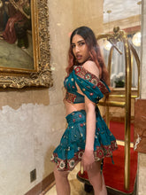 Load image into Gallery viewer, Royal Lotus Mini Skirt Set