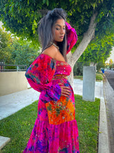 Load image into Gallery viewer, Cosmic Mimosa Sharara Pants Set