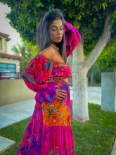 Load image into Gallery viewer, Cosmic Mimosa Sharara Pants Set