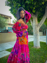 Load image into Gallery viewer, Cosmic Mimosa Sharara Pants Set