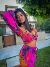 Load image into Gallery viewer, Cosmic Mimosa Sharara Pants Set