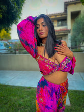 Load image into Gallery viewer, Cosmic Mimosa Sharara Pants Set