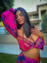 Load image into Gallery viewer, Cosmic Mimosa Sharara Pants Set