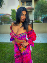 Load image into Gallery viewer, Cosmic Mimosa Sharara Pants Set