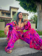 Load image into Gallery viewer, Cosmic Mimosa Sharara Pants Set