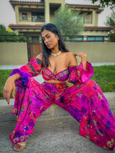 Load image into Gallery viewer, Cosmic Mimosa Sharara Pants Set