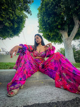 Load image into Gallery viewer, Cosmic Mimosa Sharara Pants Set