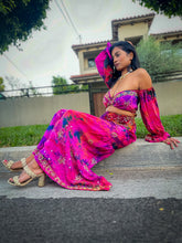 Load image into Gallery viewer, Cosmic Mimosa Sharara Pants Set