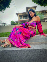 Load image into Gallery viewer, Cosmic Mimosa Sharara Pants Set