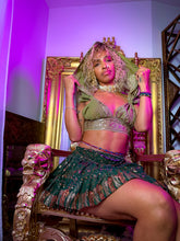 Load image into Gallery viewer, Emerald Divine Micro Mini Skirt
