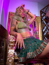 Load image into Gallery viewer, Emerald Divine Micro Mini Skirt