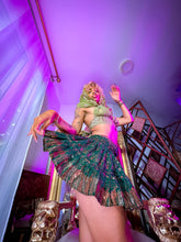 Load image into Gallery viewer, Emerald Divine Micro Mini Skirt