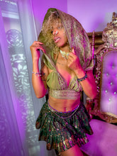 Load image into Gallery viewer, Emerald Divine Micro Mini Skirt