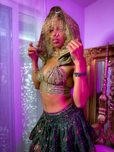 Load image into Gallery viewer, Emerald Divine Micro Mini Skirt