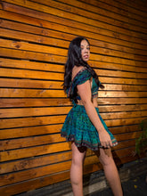 Load image into Gallery viewer, Turquoise Waterfall Micro Mini Skirt Set