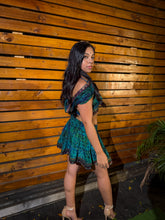 Load image into Gallery viewer, Turquoise Waterfall Micro Mini Skirt Set