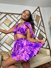 Load image into Gallery viewer, Amethyst Dream Micro Mini Skirt Set