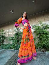 Load image into Gallery viewer, Tropical Mimosa Sharara Pants Set