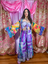Load image into Gallery viewer, Rainbow Tie Dye Kimono