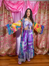 Load image into Gallery viewer, Rainbow Tie Dye Kimono