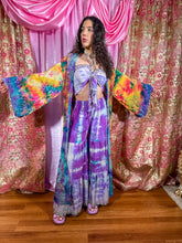 Load image into Gallery viewer, Rainbow Tie Dye Kimono