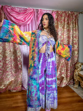 Load image into Gallery viewer, Rainbow Tie Dye Kimono