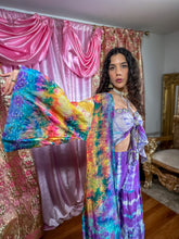 Load image into Gallery viewer, Rainbow Tie Dye Kimono