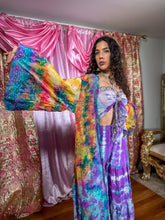 Load image into Gallery viewer, Rainbow Tie Dye Kimono