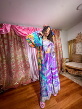 Load image into Gallery viewer, Rainbow Tie Dye Kimono