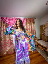 Load image into Gallery viewer, Rainbow Tie Dye Kimono