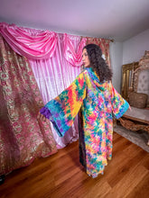 Load image into Gallery viewer, Rainbow Tie Dye Kimono