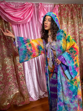 Load image into Gallery viewer, Rainbow Tie Dye Kimono