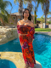 Load image into Gallery viewer, Cosmic Jungle Sharara Pants Set