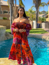 Load image into Gallery viewer, Cosmic Jungle Sharara Pants Set