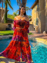 Load image into Gallery viewer, Cosmic Jungle Sharara Pants Set