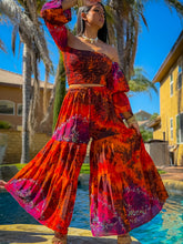 Load image into Gallery viewer, Cosmic Jungle Sharara Pants Set