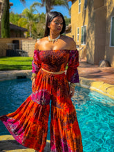 Load image into Gallery viewer, Cosmic Jungle Sharara Pants Set
