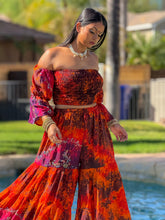 Load image into Gallery viewer, Cosmic Jungle Sharara Pants Set